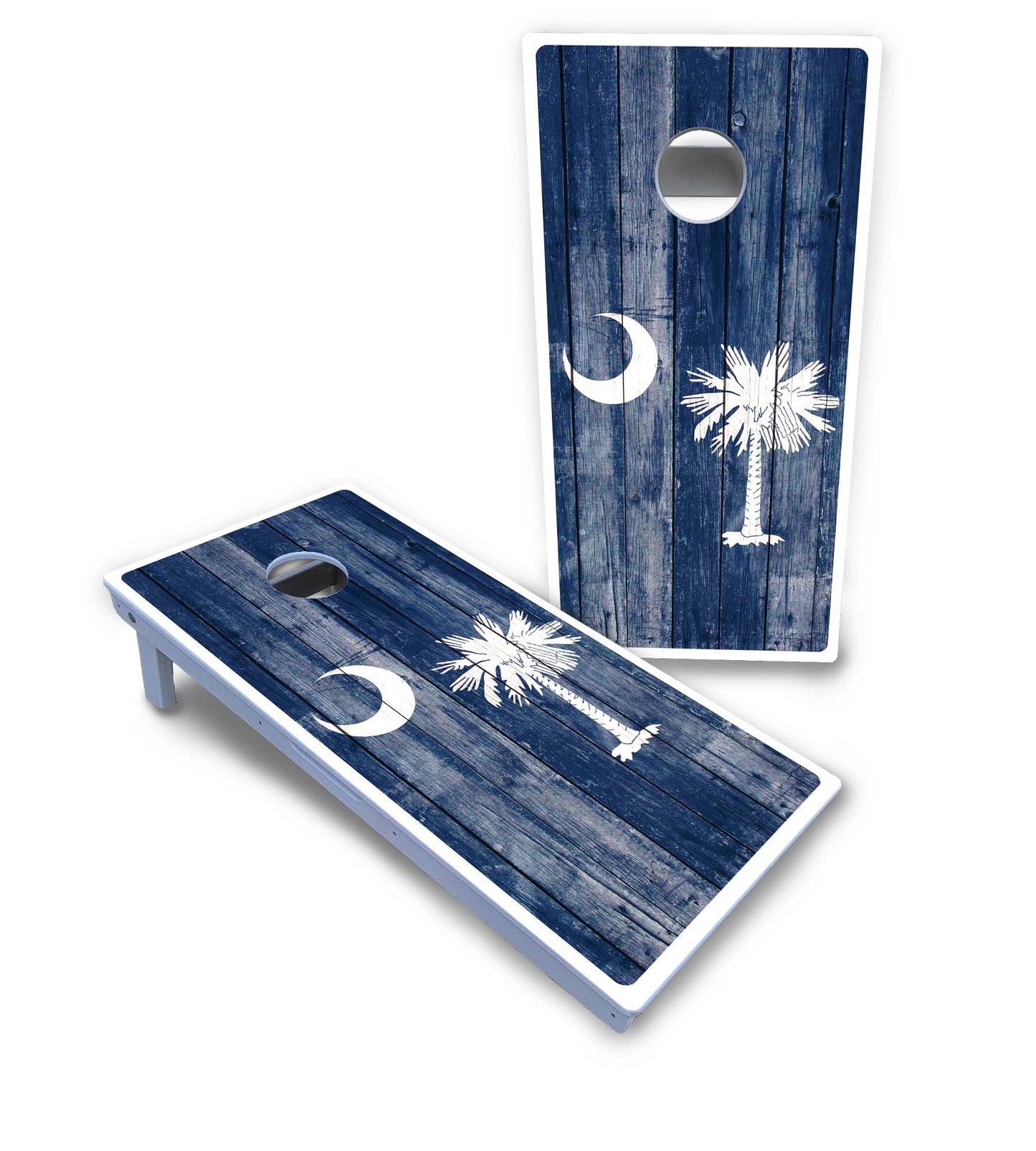 South Carolina Flag Cornhole Boards - All Weather Series