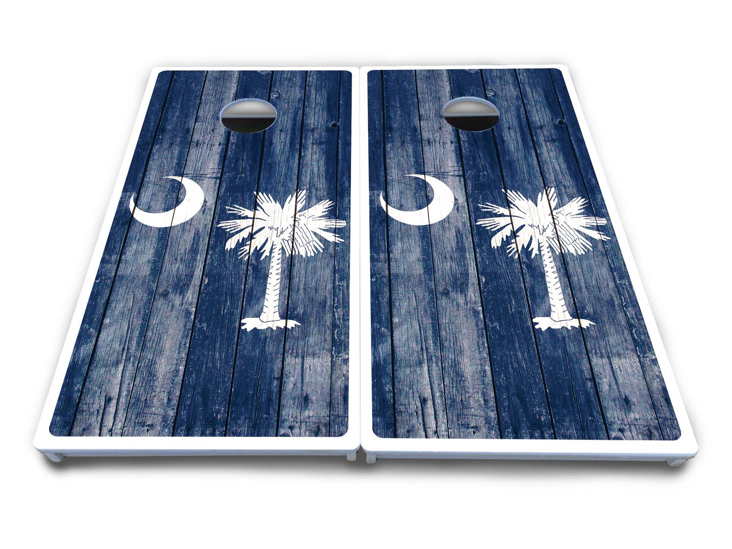 South Carolina Flag Cornhole Boards - All Weather Series