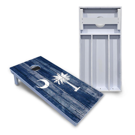 South Carolina Flag Cornhole Boards - All Weather Series