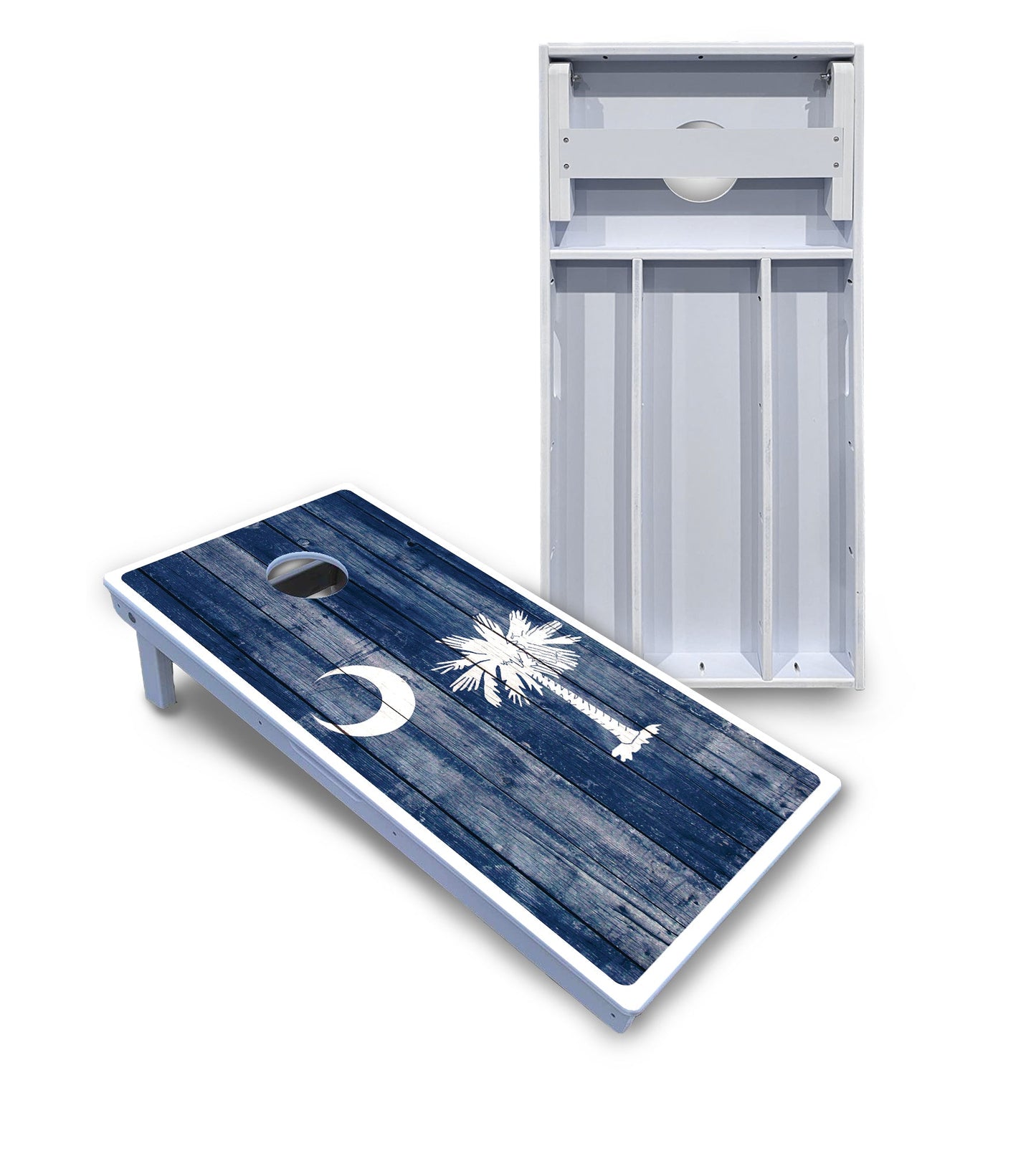 South Carolina Flag Cornhole Boards - All Weather Series