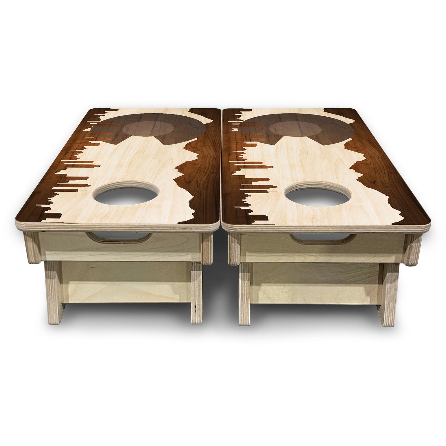 Mini Cornhole Boards - Colorado Wood Skyline