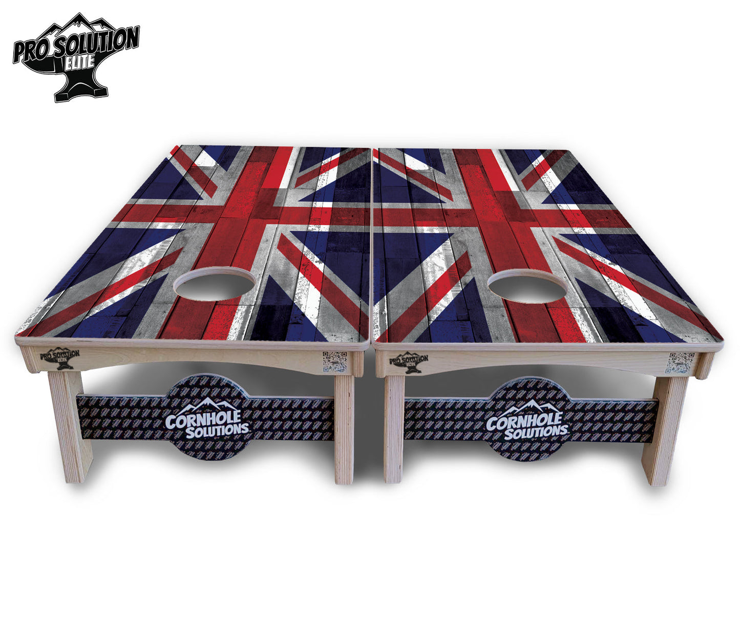 USA / Canada / Union Jack Plank Flag Cornhole Boards - Pro Solution Elite Series