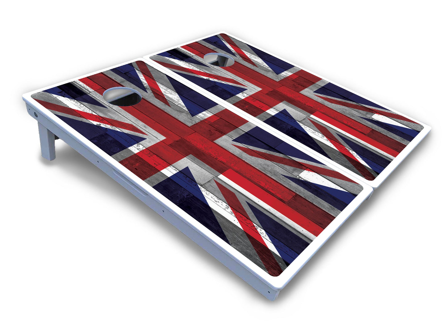 USA / Canada / Union Jack Plank Flag Cornhole Boards - All Weather Series
