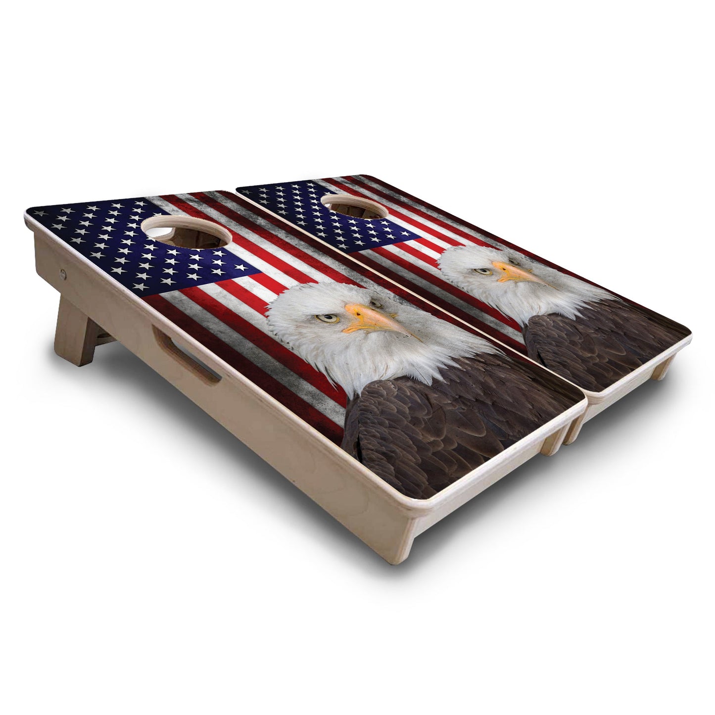 Eagle USA Flag - Mini or Vacation Size Cornhole Boards
