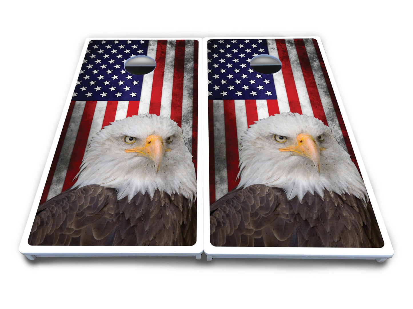 Eagle USA Flag Cornhole Boards - All Weather Series