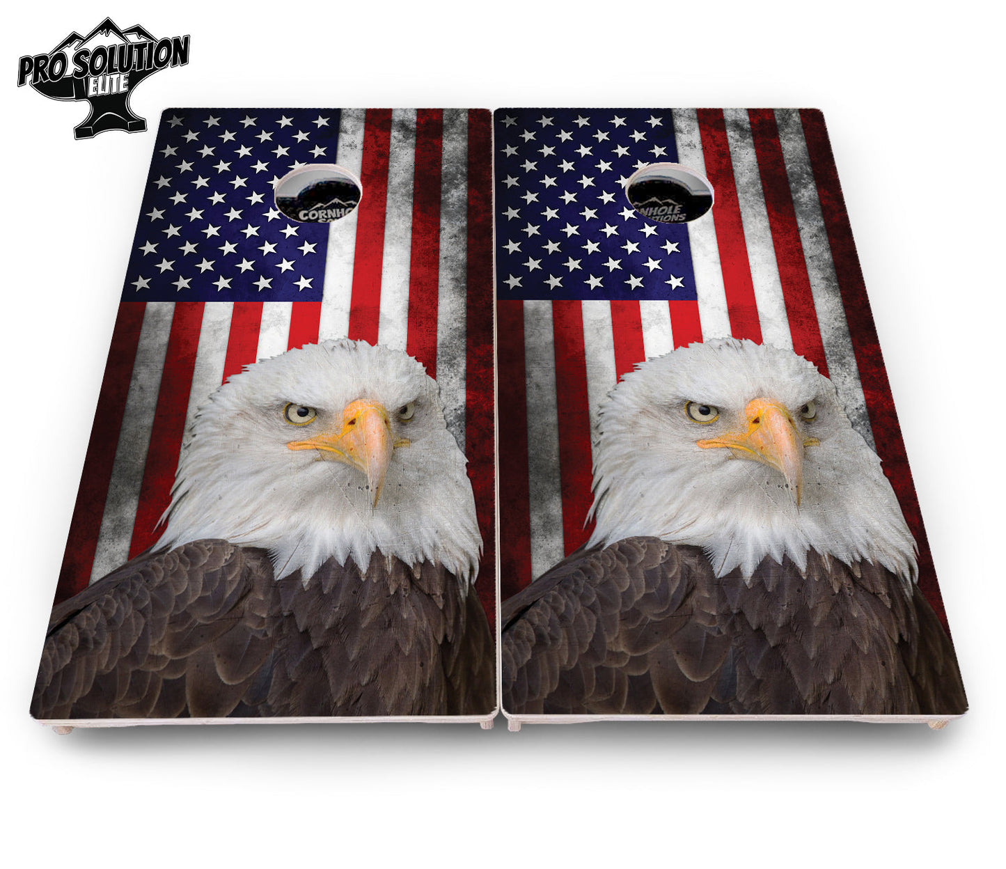 Eagle USA Flag Cornhole Boards - Pro Solution Elite Series