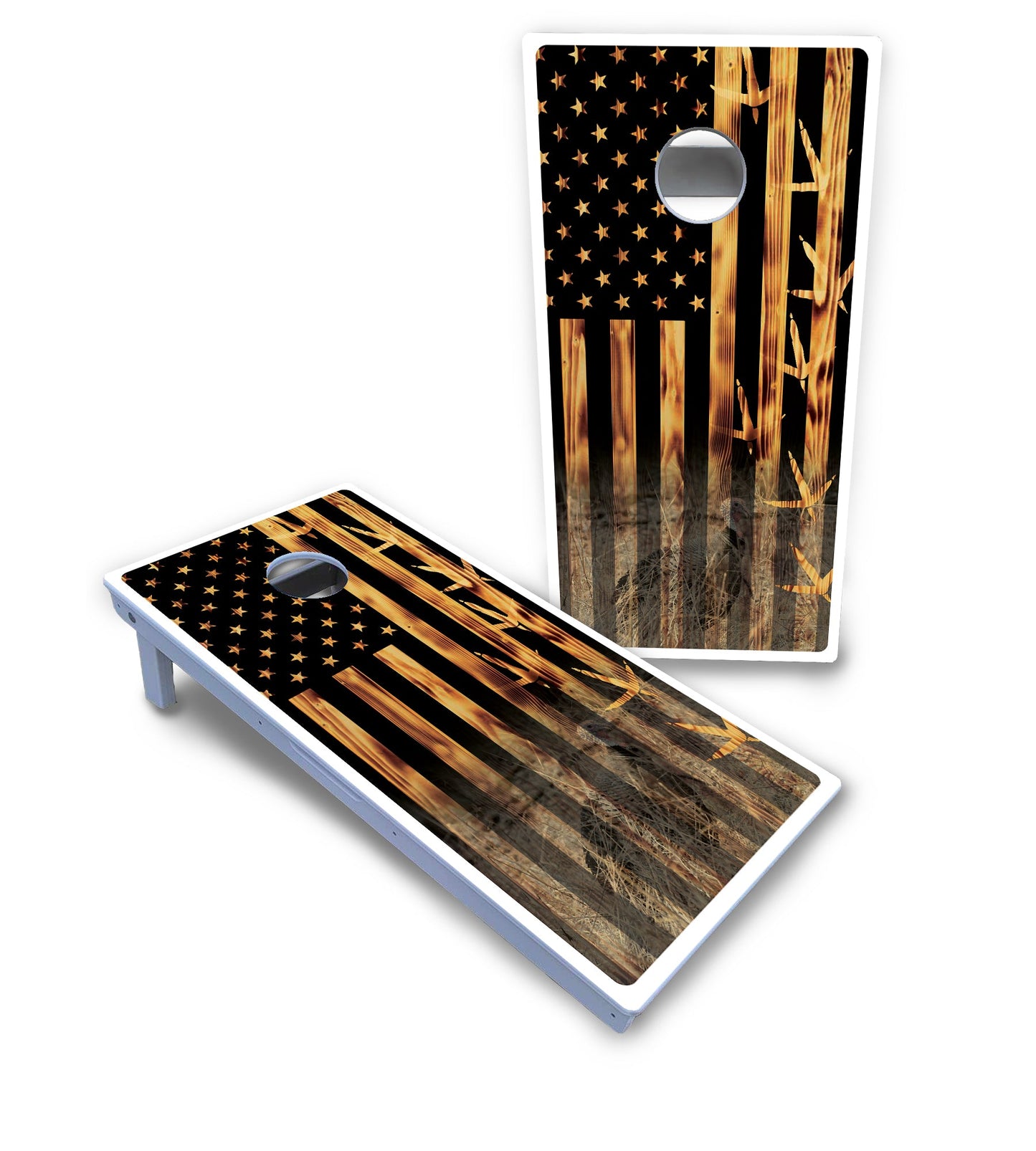 Hidden Turkey Cornhole Boards - All Weather Series