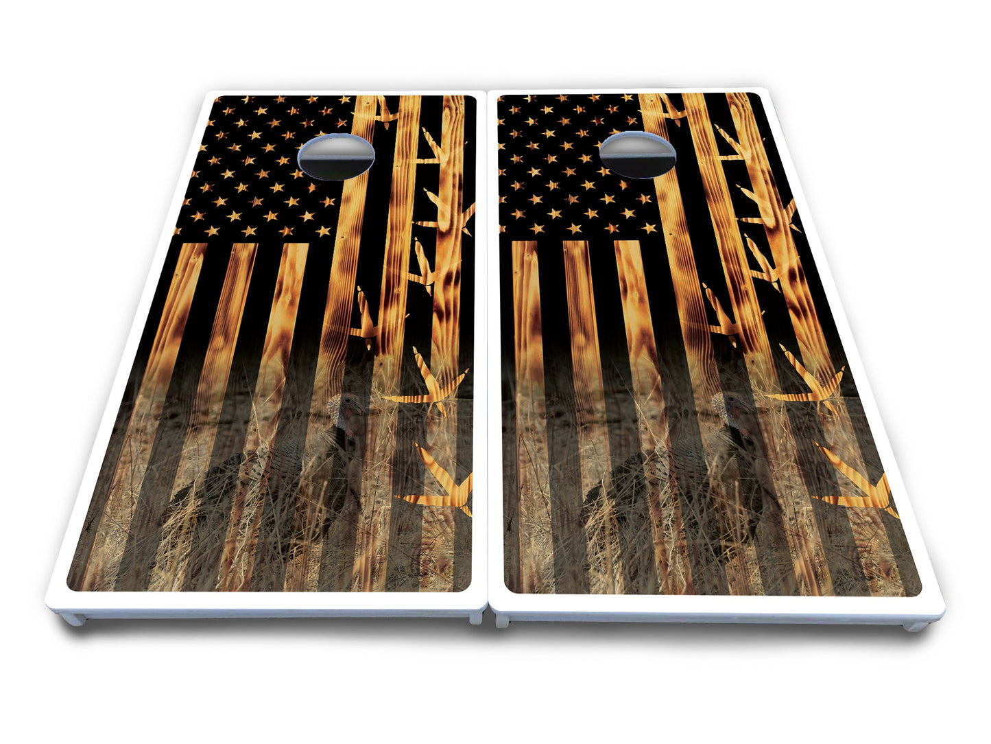 Hidden Turkey Cornhole Boards - All Weather Series