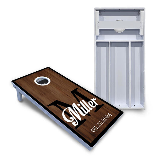 Wedding Letter Name Cornhole Boards - All Weather Series