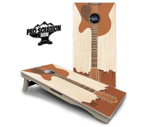 Cornhole Boards - Pro Solution Elite Series - Guitar