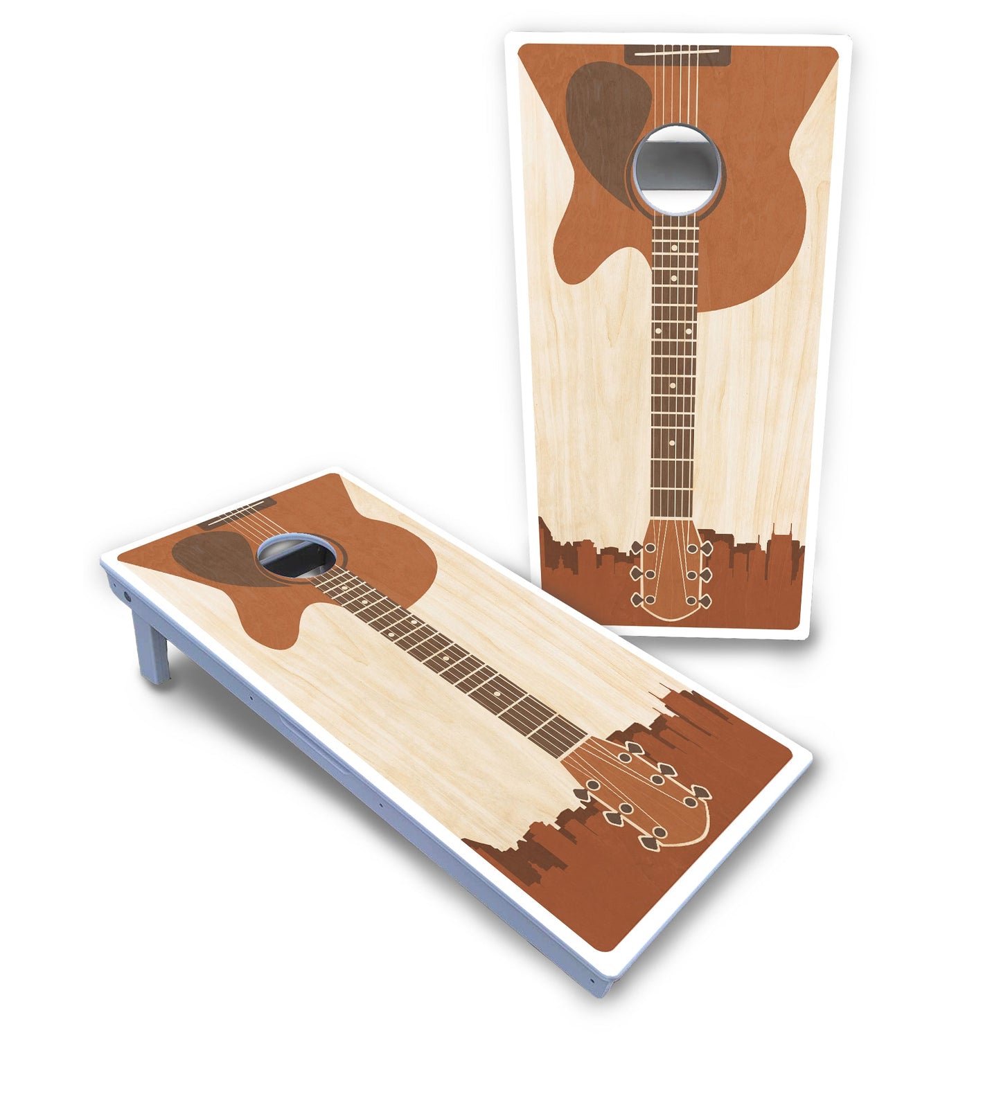 Guitar Cornhole Boards - All Weather Series