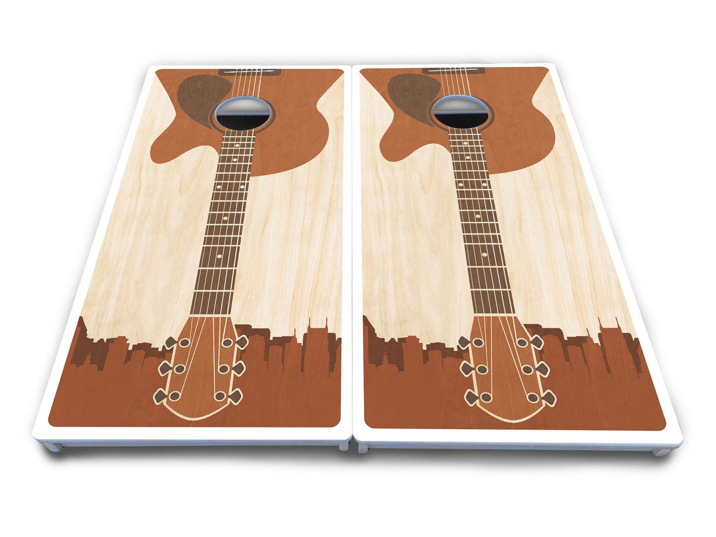 Guitar Cornhole Boards - All Weather Series
