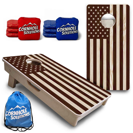 Stain Flag - Mini or Vacation Size Cornhole Boards