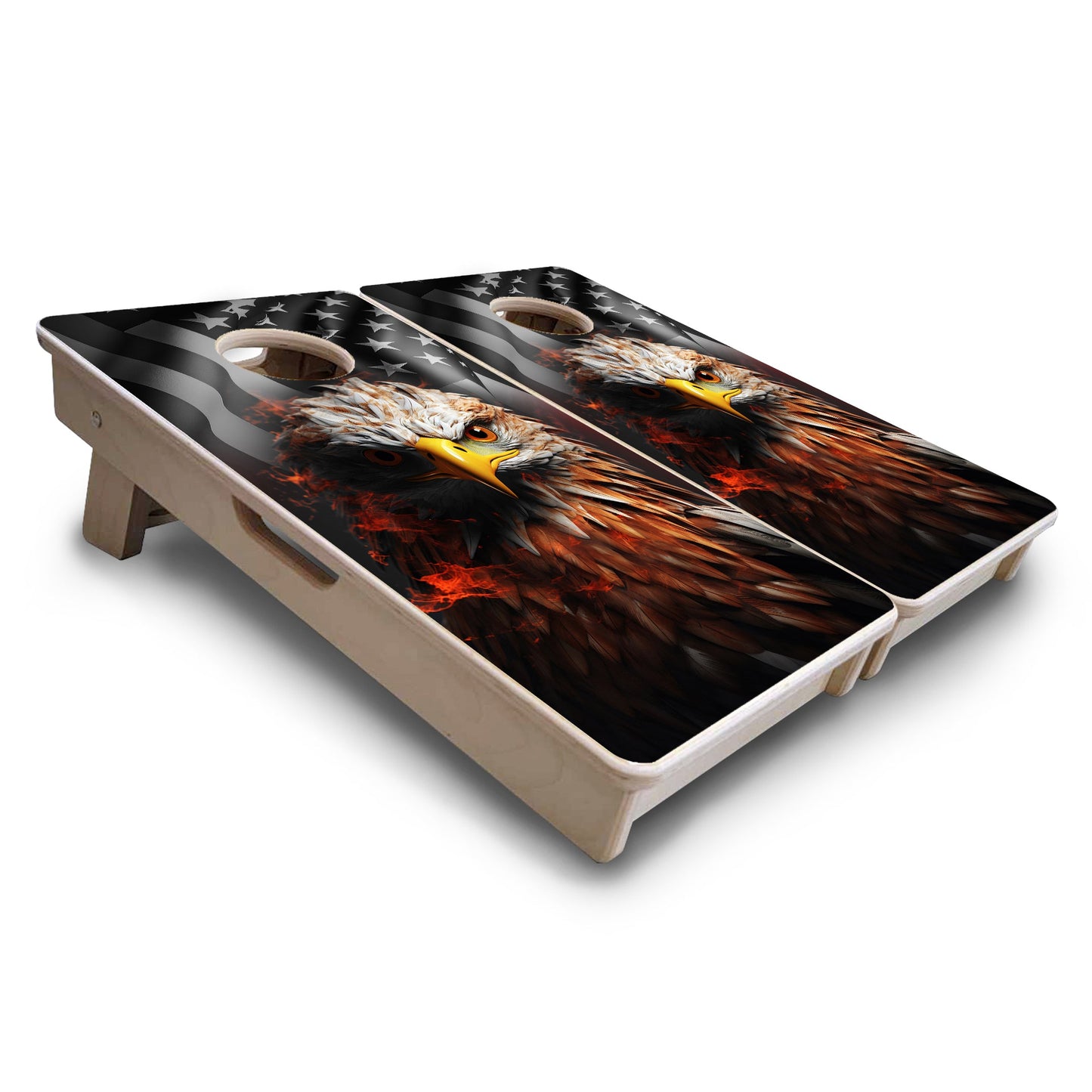 Fire Eagle - Mini or Vacation Size Cornhole Boards
