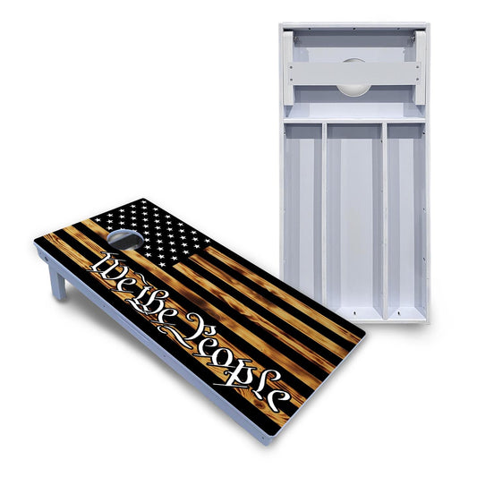 We The People USA Flag Cornhole Boards - All Weather Series