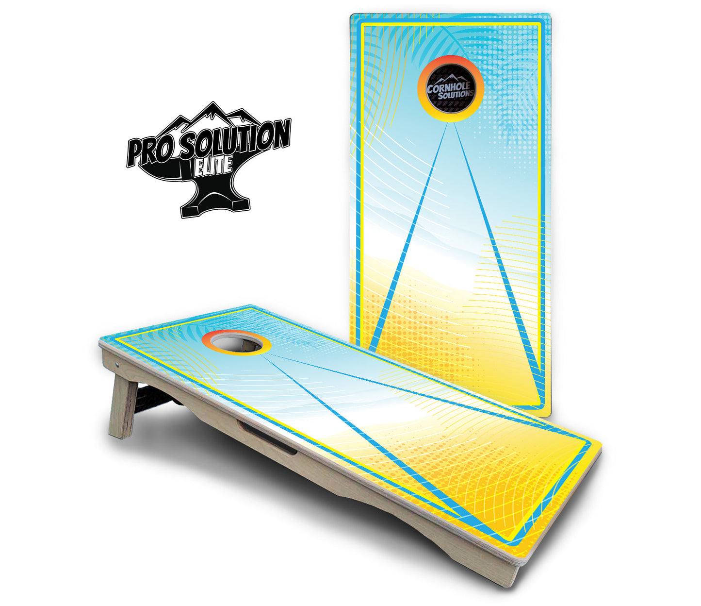 Summertime Cornhole Boards - Pro Solution Elite Series