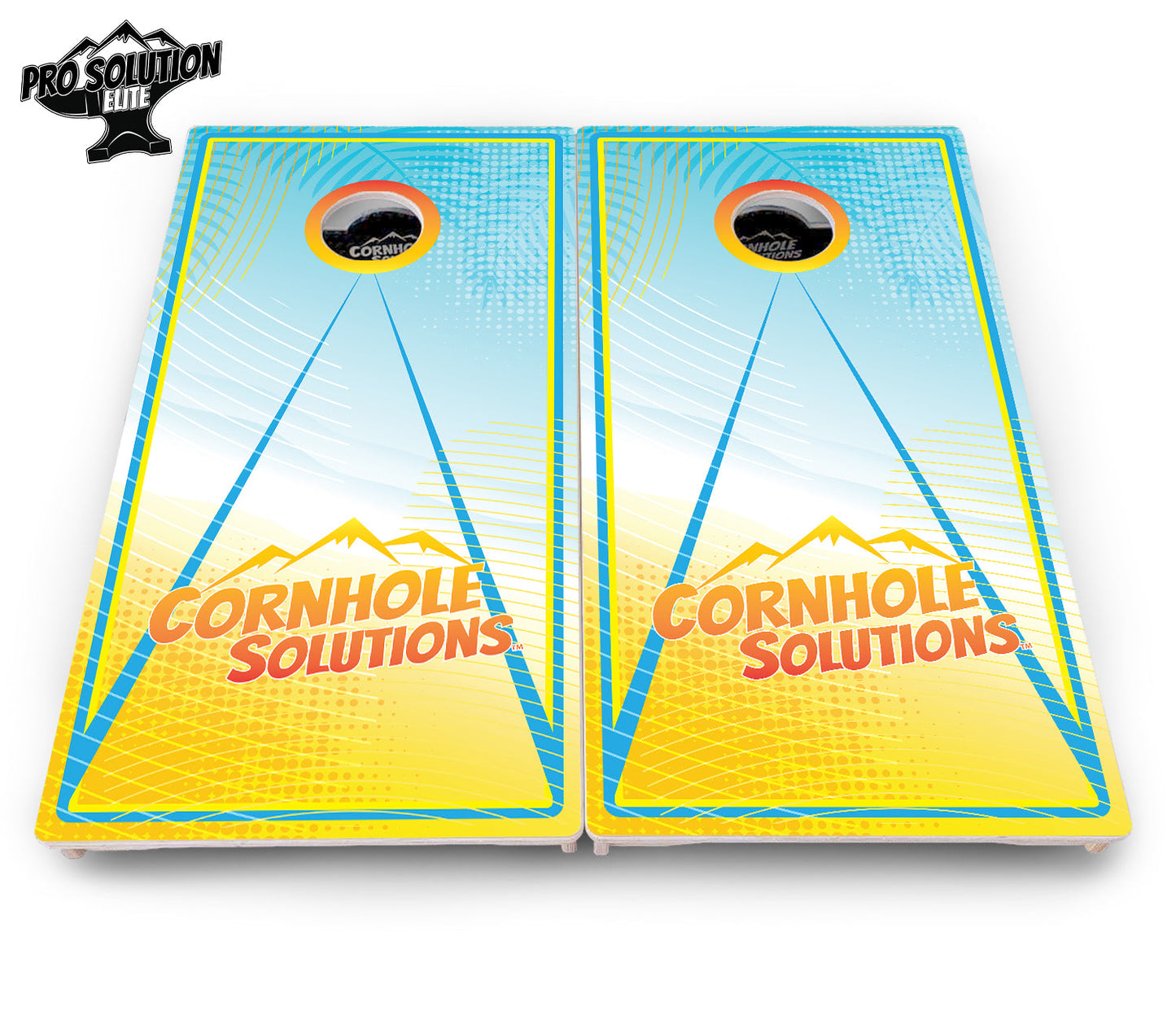 Summertime Cornhole Boards - Pro Solution Elite Series