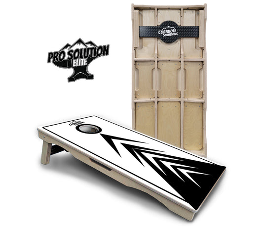 B&W Arrows Cornhole Boards - Pro Solution Elite Series
