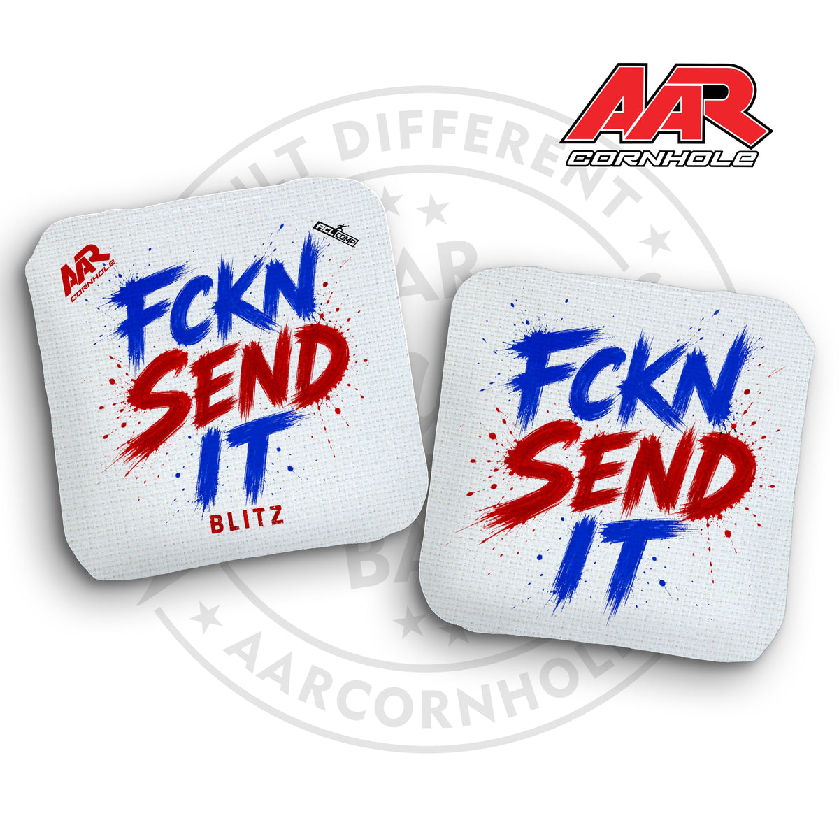 2027 AAR Blitz Cornhole Bags - FCKN SEND IT Edition - ACL Comp Stamped - SET OF 4