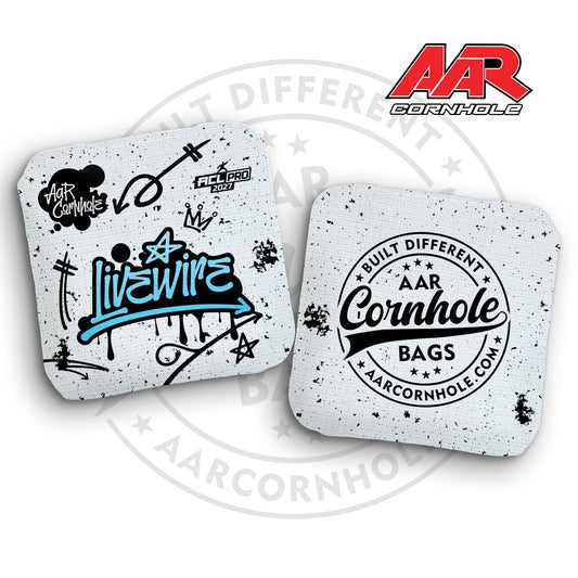 2027 AAR Livewire Cornhole Bags - Graffiti Edition - ACL Pro Stamped - SET OF 4