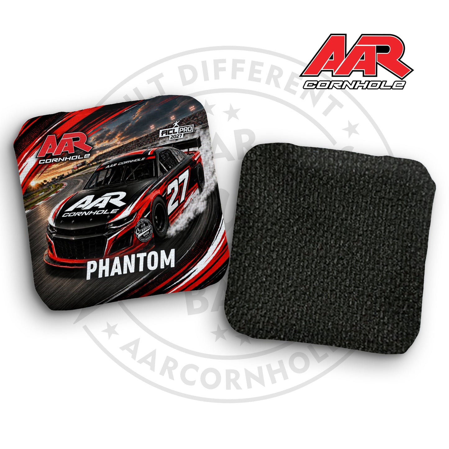 2027 AAR Phantom Cornhole Bags - Racecar Edition - ACL Pro Stamped - SET OF 4
