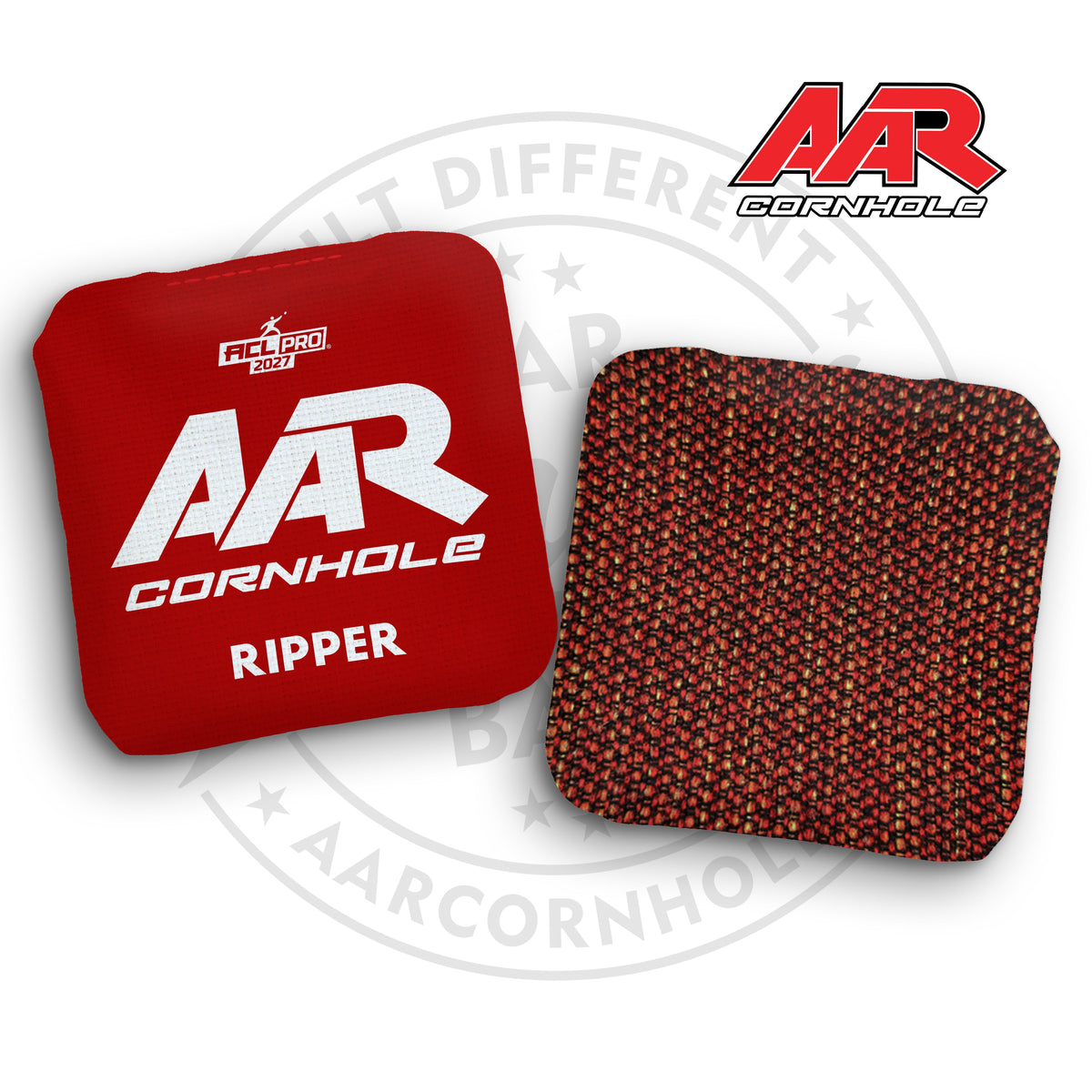 2027 AAR Ripper Cornhole Bags - Broadcast Edition - ACL Pro Stamped - SET OF 4