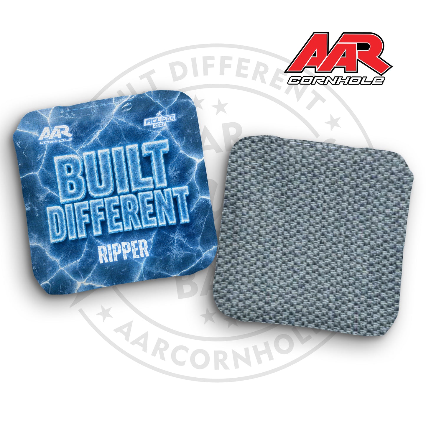 2027 AAR Ripper Cornhole Bags - Built Different Ice Edition - ACL Pro Stamped - SET OF 4
