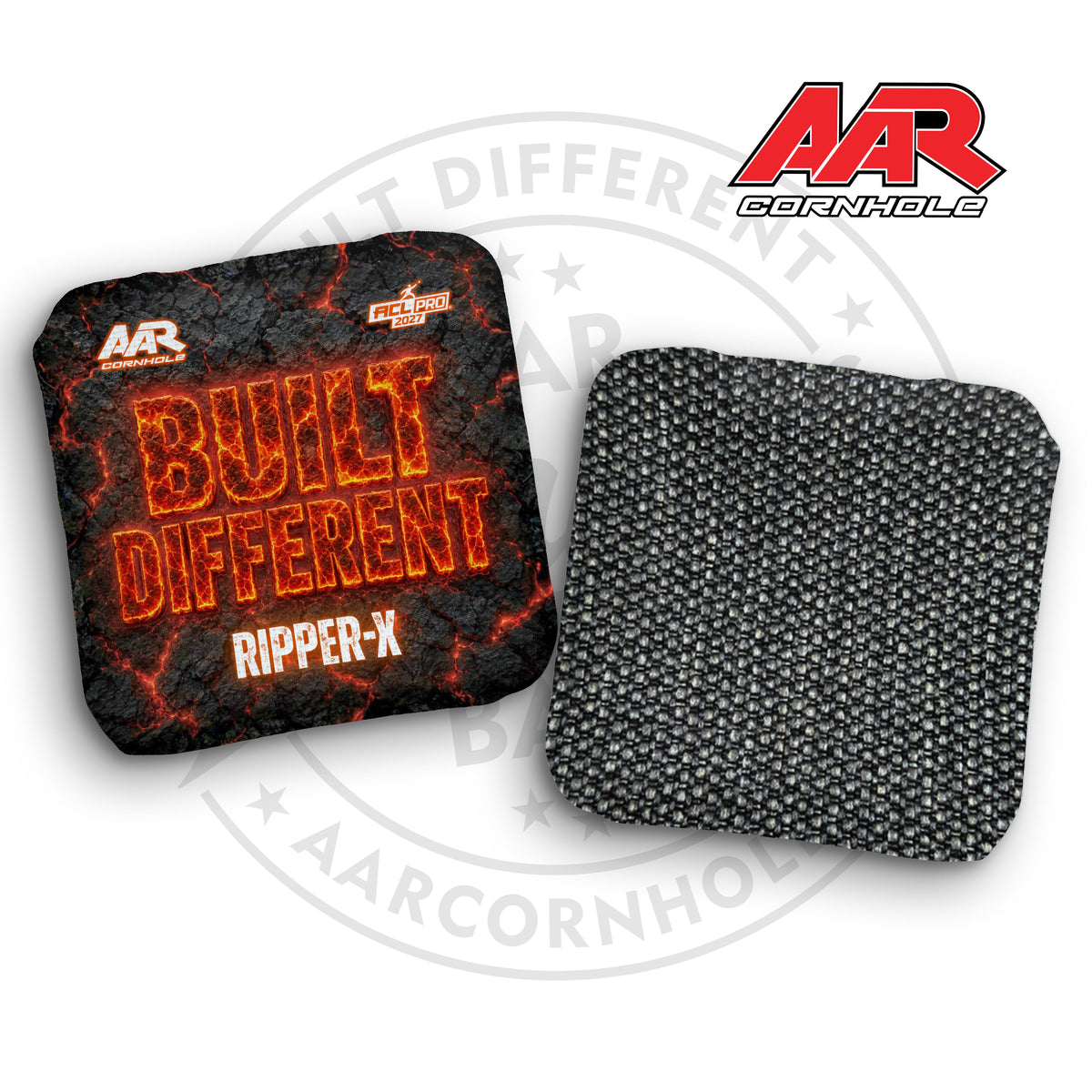 2027 AAR Ripper-X Cornhole Bags - Built Different Lava Edition - ACL Pro Stamped - SET OF 4