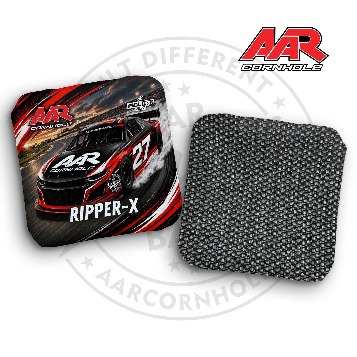 2027 AAR Ripper-X Cornhole Bags - Racecar Edition - ACL Pro Stamped - SET OF 4