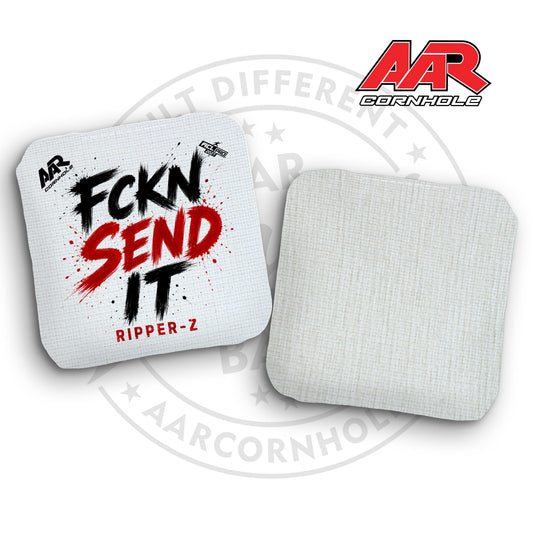 2027 AAR Ripper-Z Cornhole Bags - FCKN SEND IT Edition - ACL Pro Stamped - SET OF 4