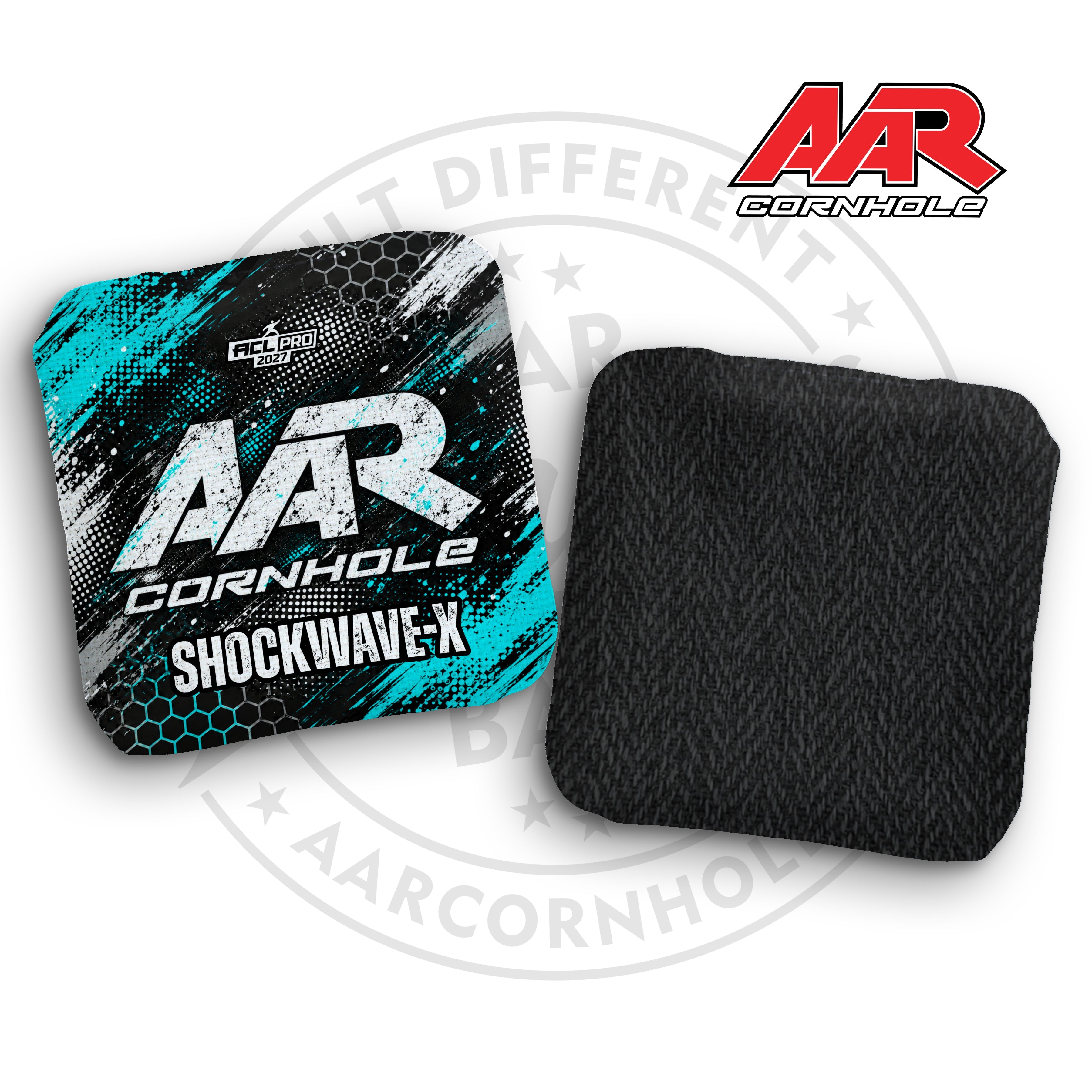 2027 AAR Shockwave-X Cornhole Bags - Halftone Grunge Edition - ACL