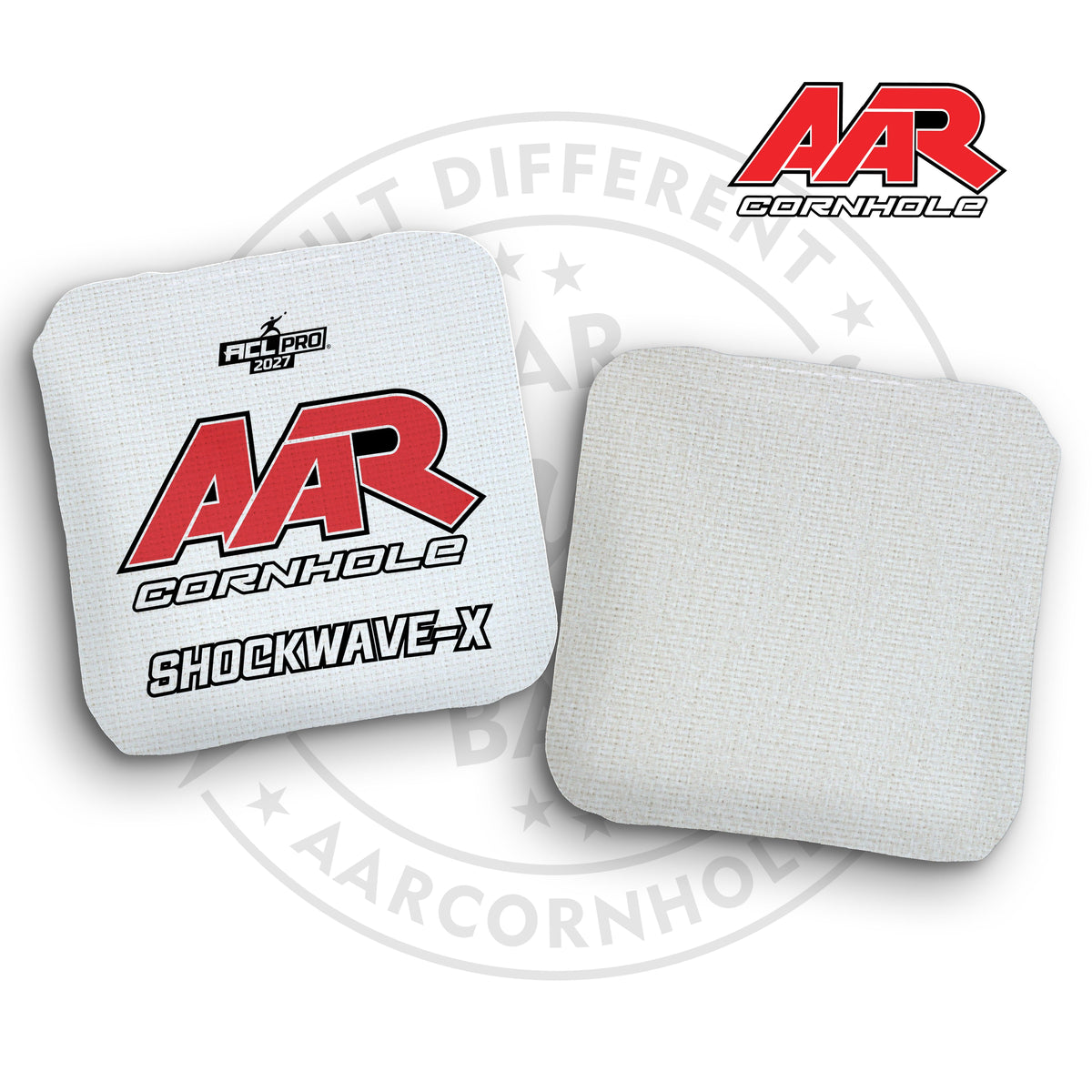 2027 AAR Shockwave-X Cornhole Bags - Solid Edition - ACL Pro Stamped - SET OF 4
