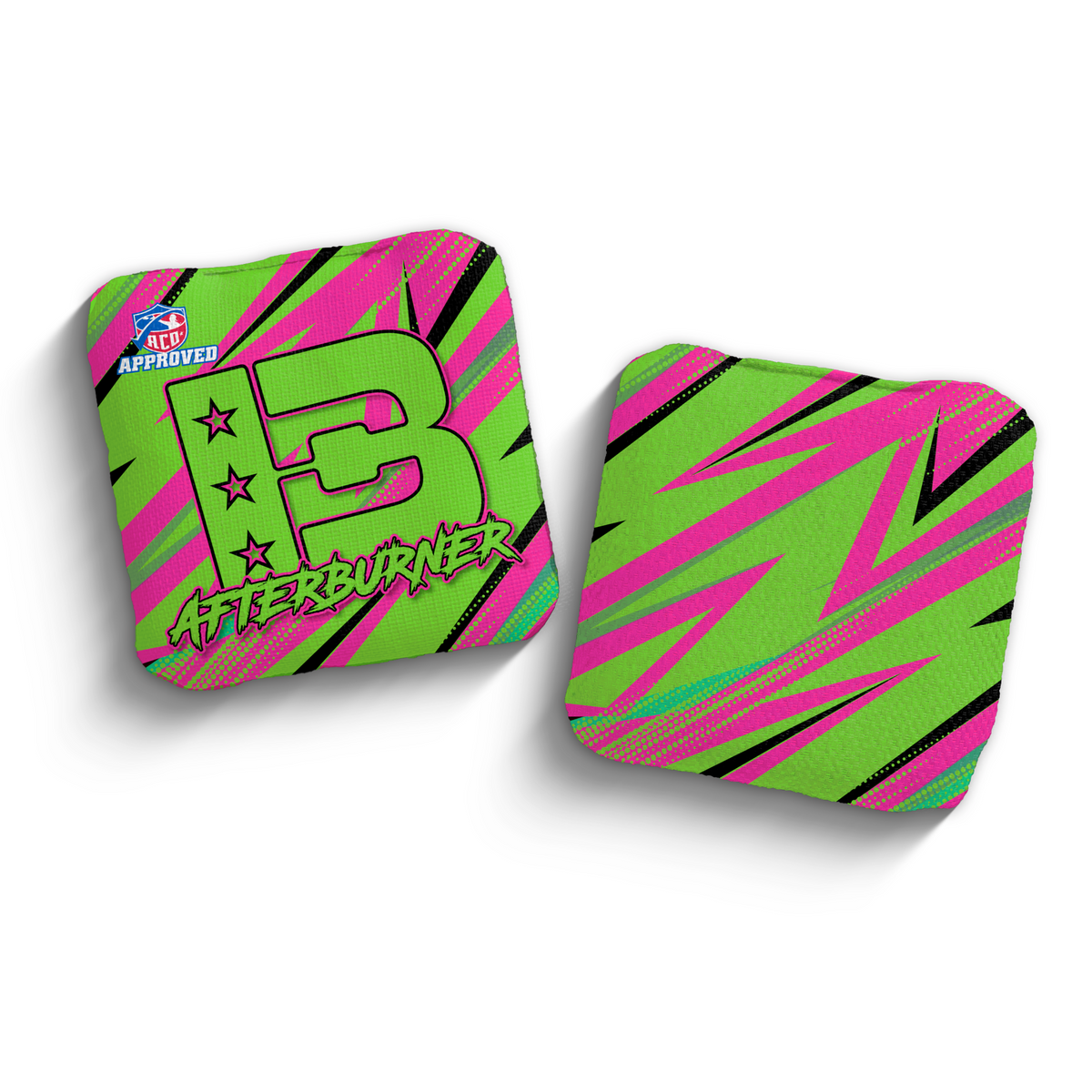 2027 Brotherhood Cornhole Afterburner Chaos Green Edition ACO Stamped Cornhole Bags