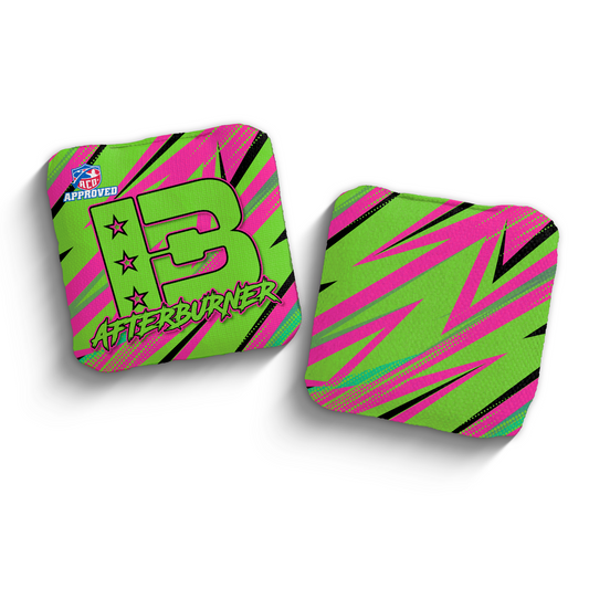 2027 Brotherhood Cornhole Afterburner Chaos Green Edition ACO Stamped Cornhole Bags