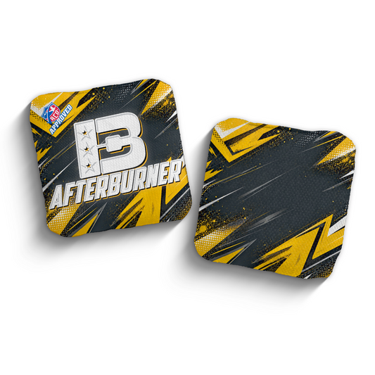 2027 Brotherhood Cornhole Afterburner Go Go Gold Edition ACO Stamped Cornhole Bags