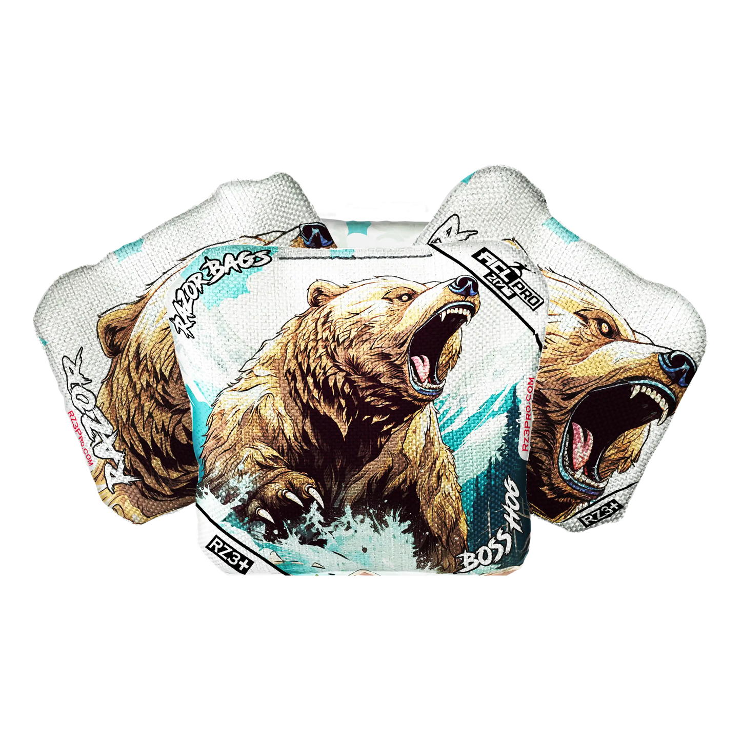 Boss Hog | Alaskan Grizzly | ACL PRO Razor Cornhole Bags