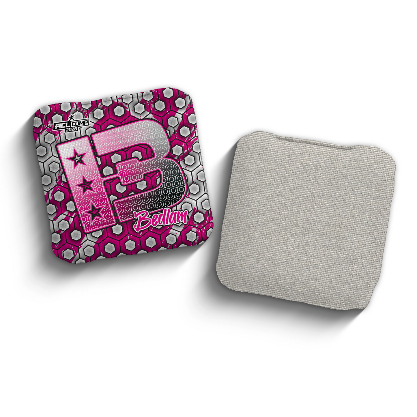 2026 Brotherhood Cornhole Bedlam Hex Edition ACL Comp Stamped Cornhole Bags