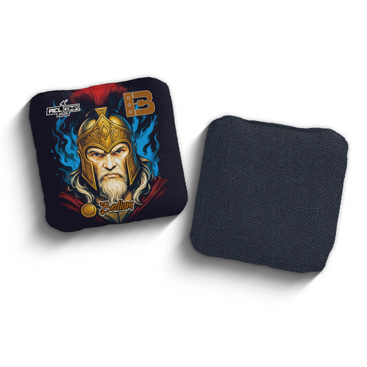 2026 Brotherhood Cornhole Bedlam Trojan Edition ACL Comp Stamped Cornhole Bags