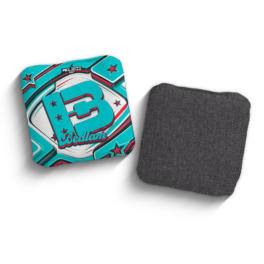 2027 Brotherhood Cornhole Bedlam Cartoon Edition ACL Comp Stamped Cornhole Bags