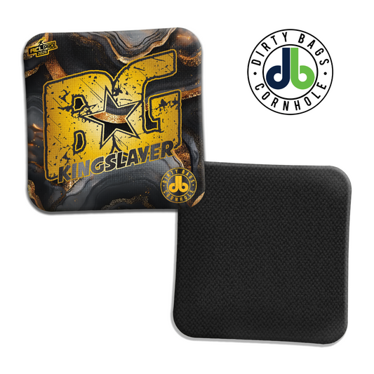 BG Cornhole Bags - Kingslayer - Black Marble