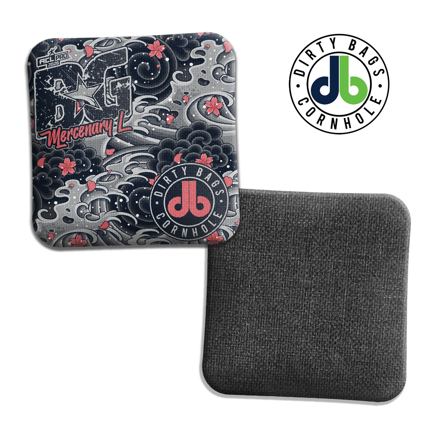 BG Cornhole Mercenary L - Japanese Blue Waves