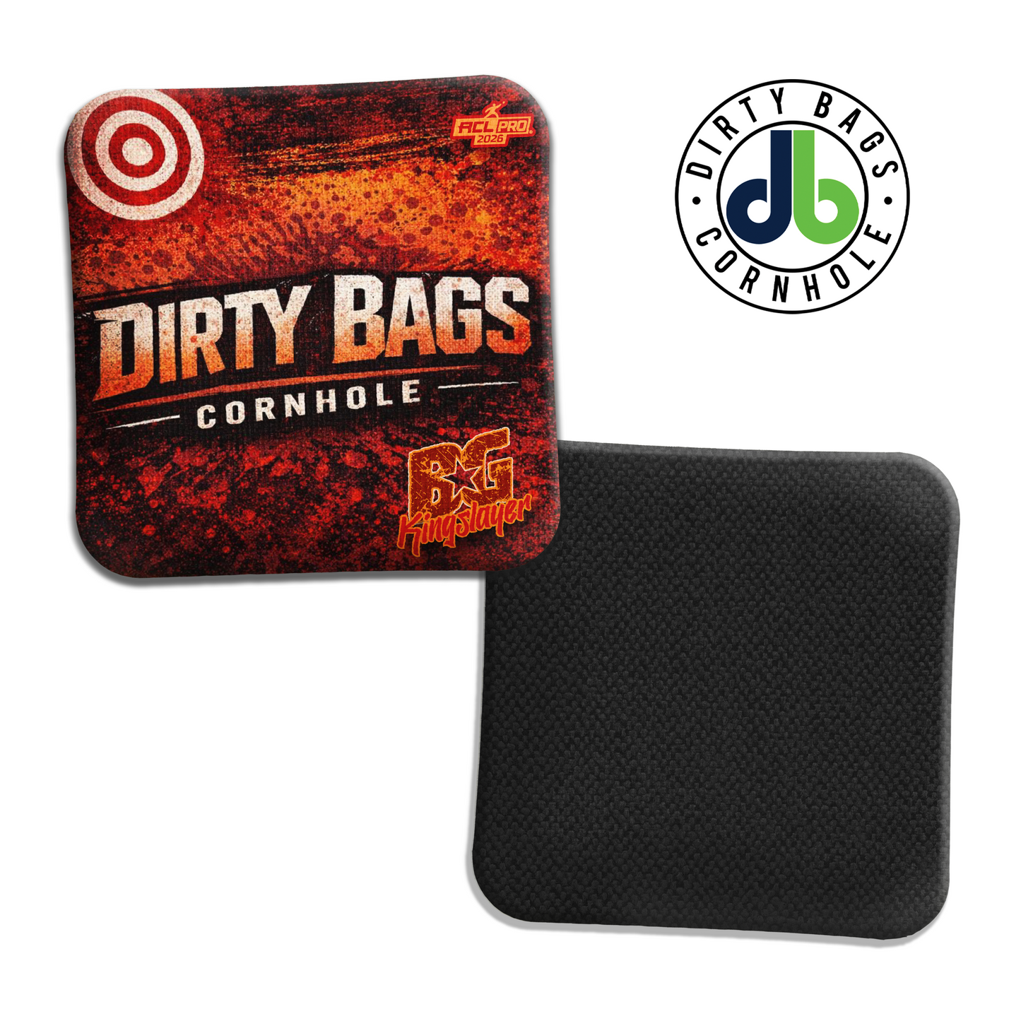 BG Cornhole Bags - Kingslayer - Little Red Bullseye