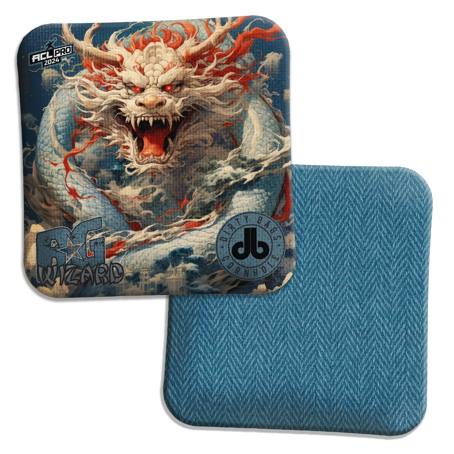 BG Cornhole Wizard - Pale Blue Dragon