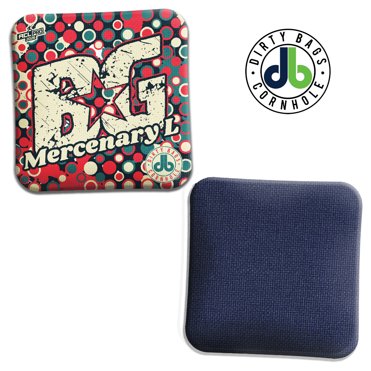 BG Cornhole Mercenary L - Pink Dots