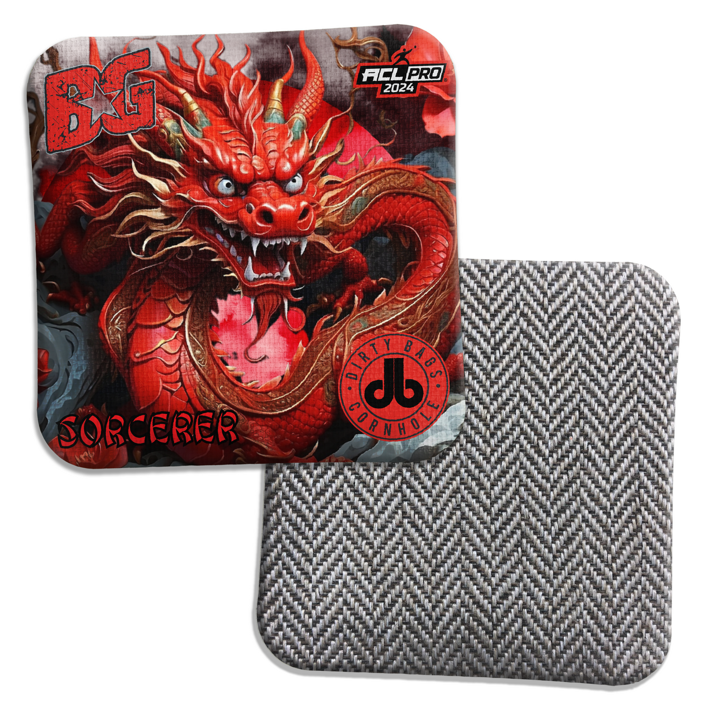 BG Cornhole Sorcerers - Red Dragon