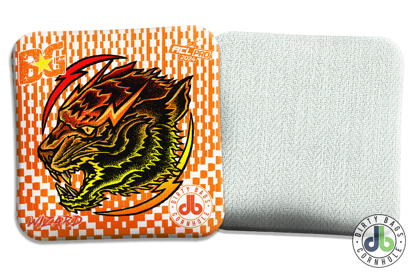 BG Cornhole Wizard - Tiger Lightning