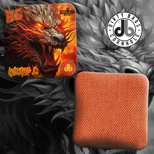 BG Cornhole Bags - Wizard L, Wizard, Sorcerer - Fire Dragon