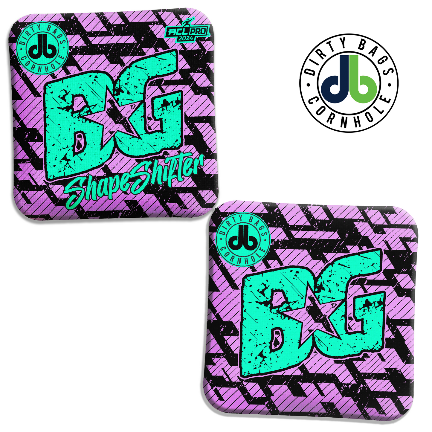 BG Cornhole Bags - Abstract Lilac Edition - Multiple Bag Types