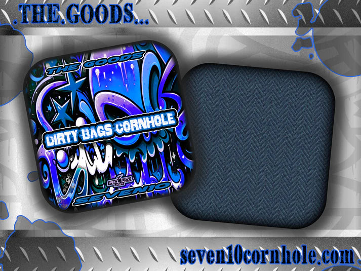 Seven 10 Cornhole Bags - "The Goods" - Dirty Bags Straffiti