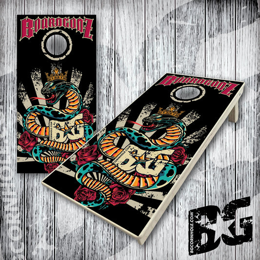 BG Cornhole Boards - Serpent